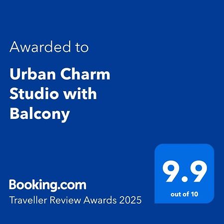 Urban Charm Studio With Balcony Tiran Dış mekan fotoğraf